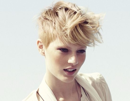 boy cut blond